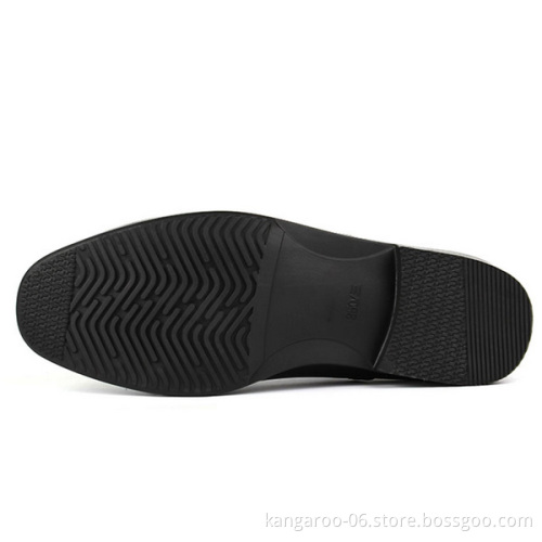 Men Oxford Vulcanize Rubber Sole Dress Shoe Lether Shoes